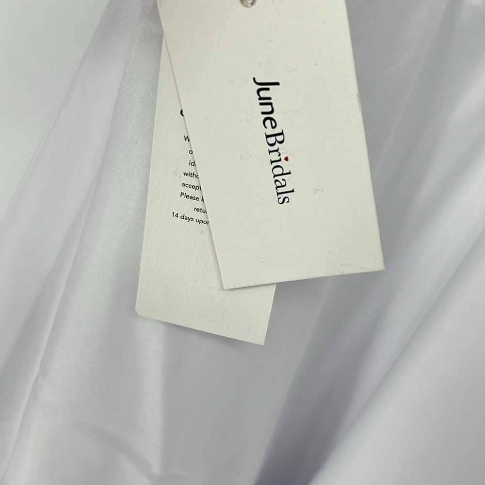 June bridals NWT white tulle dress - Picture 3 of 9